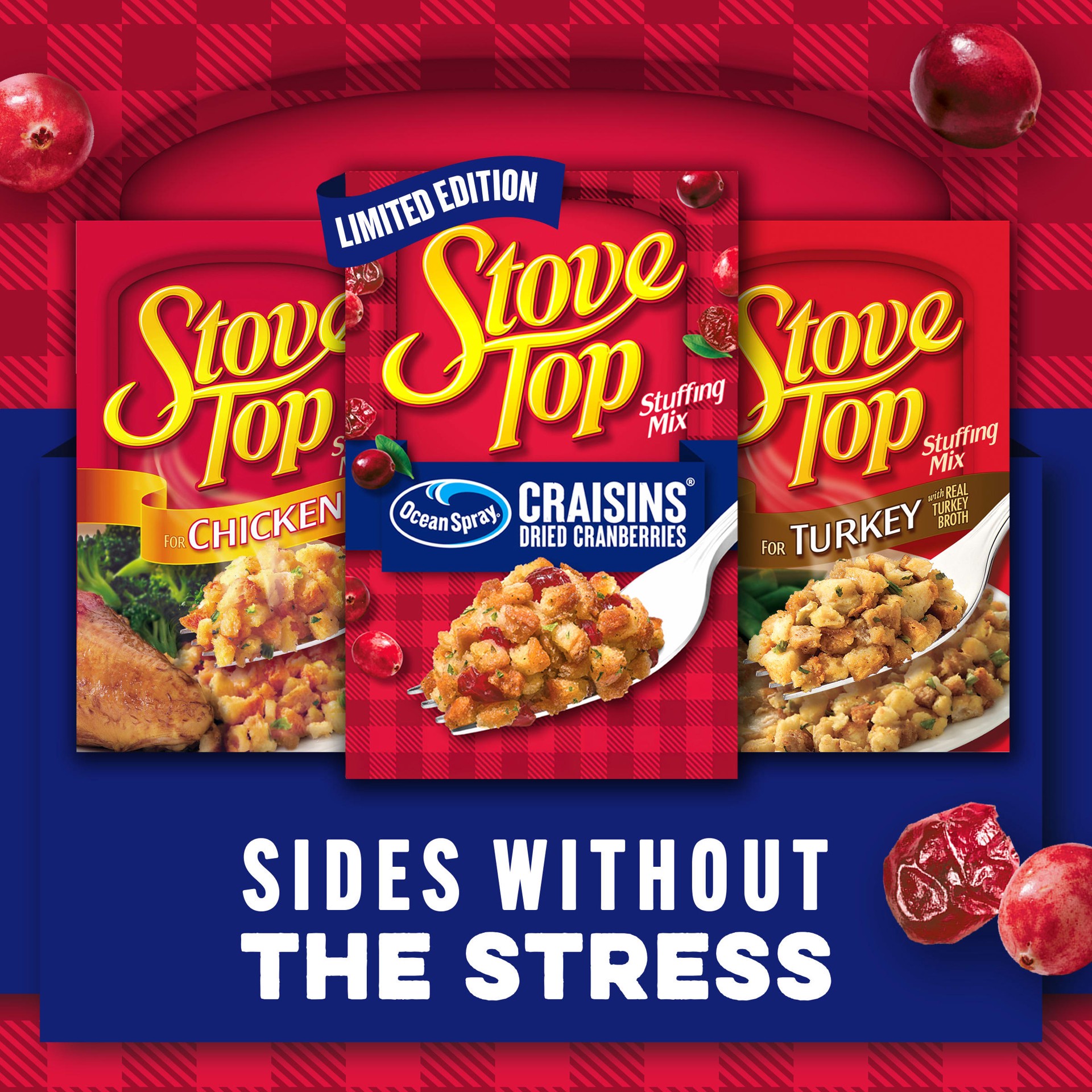 slide 9 of 10, Stove Top Cranberry Stuffing Mix, 6 oz Box, 6 oz