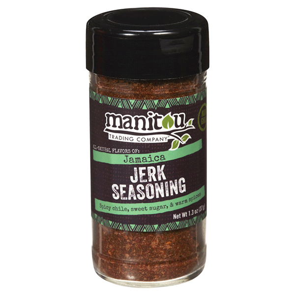 slide 1 of 1, Manitou Trading Company Jamaican Jerk Seasoning, 1.9 oz