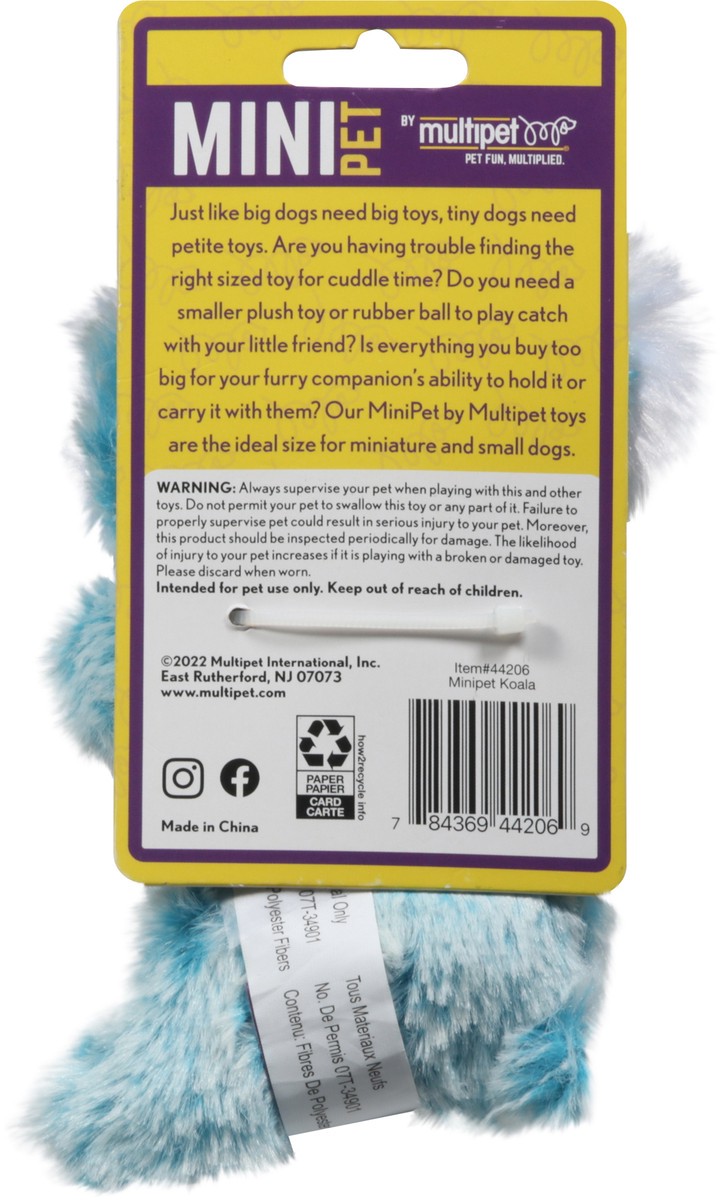 slide 11 of 13, MultiPet Minipet Small Dog Toy Koala 1 ea, 1 ct