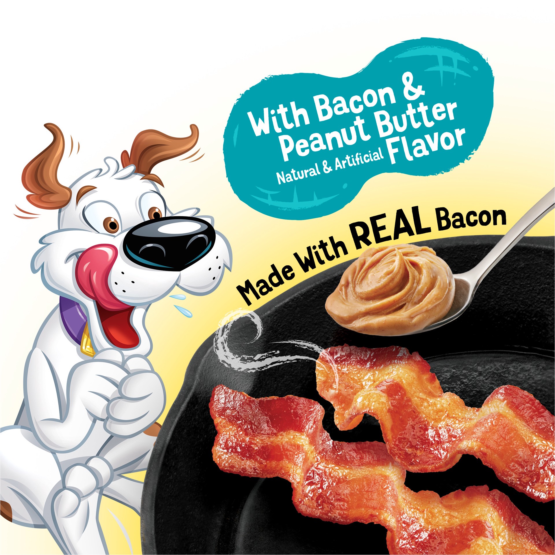 slide 7 of 8, Beggin' Purina Beggin' Strips With Real Meat Dog Treats, With Bacon and Peanut Butter Flavor, 25 oz