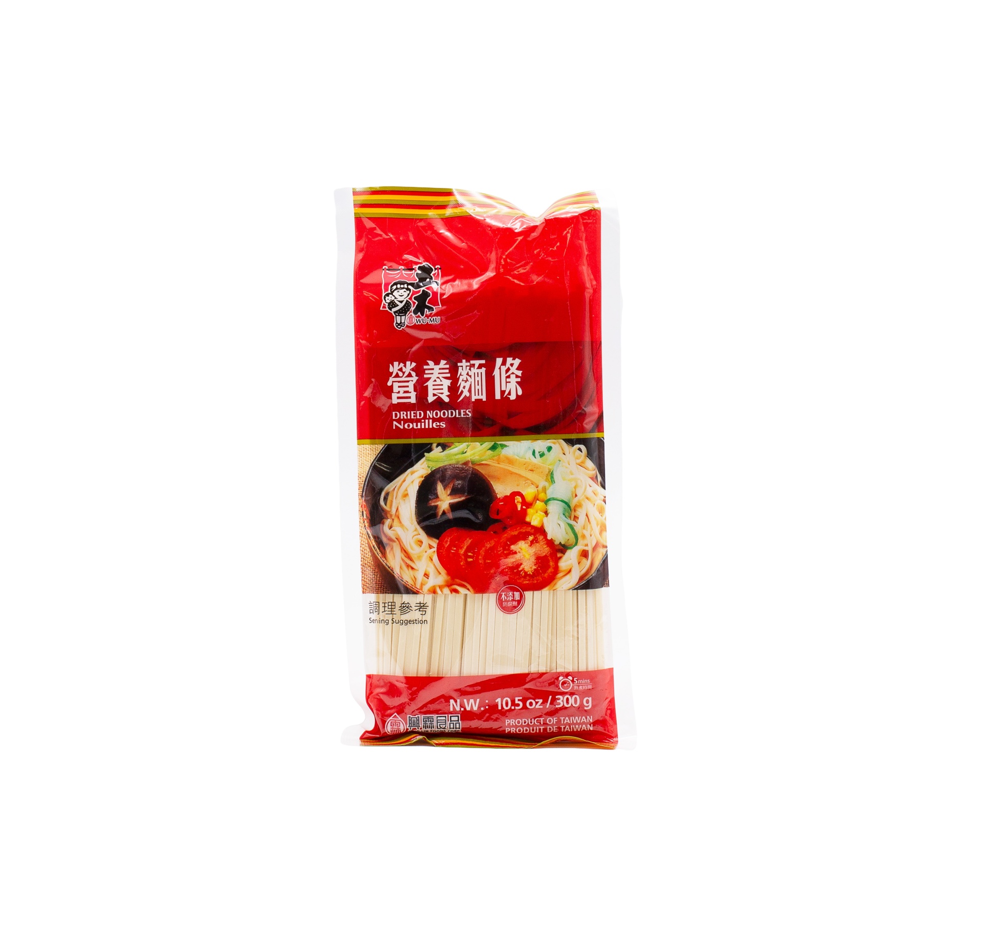 slide 1 of 1, Wu-Mu Enriched Noodle, 300 gram