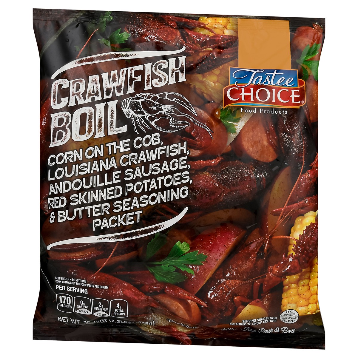 slide 8 of 9, Tastee Choice Crawfish Boil, 35.13 oz