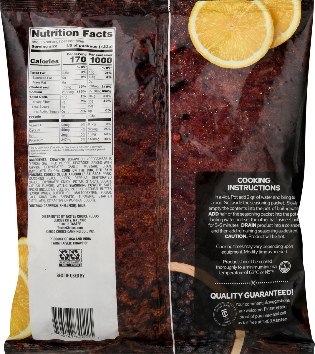 slide 9 of 9, Tastee Choice Crawfish Boil, 35.13 oz