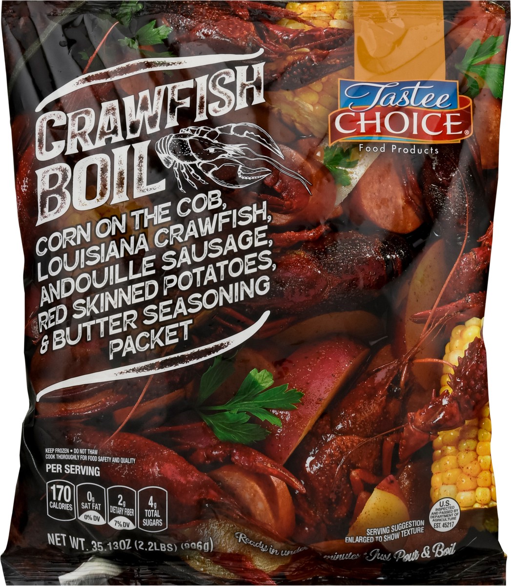 slide 6 of 9, Tastee Choice Crawfish Boil, 35.13 oz