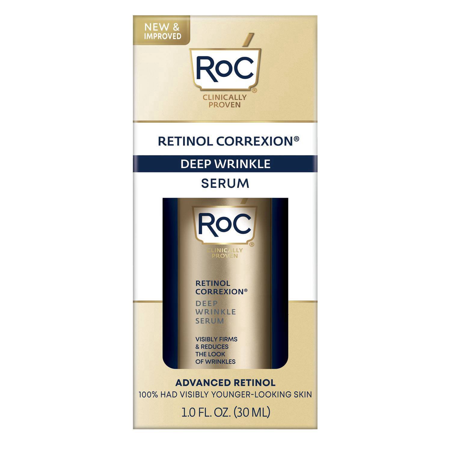 slide 3 of 13, RoC Retinol Correxion Anti-Aging Deep Wrinkle Serum, 1 fl oz