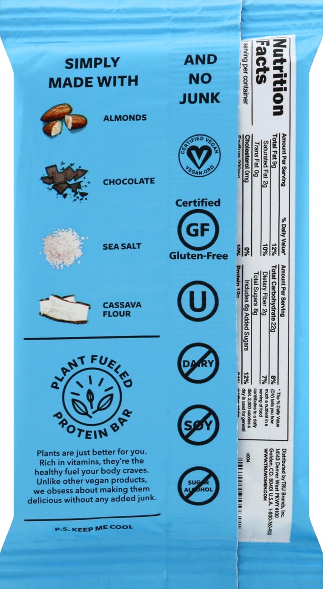slide 6 of 6, Trubar Saltylicious Almond Love Protein Bar 1.76 oz, 1.76 oz