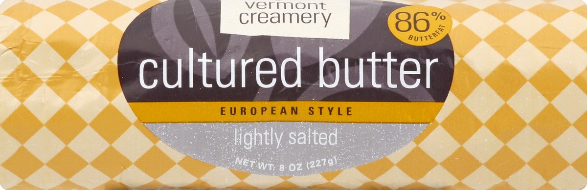 slide 5 of 6, Vermont Cultured Butter, Lightly Salted, 8 oz