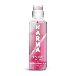 Karma Raspberry Peach Energy Water 18 fl oz