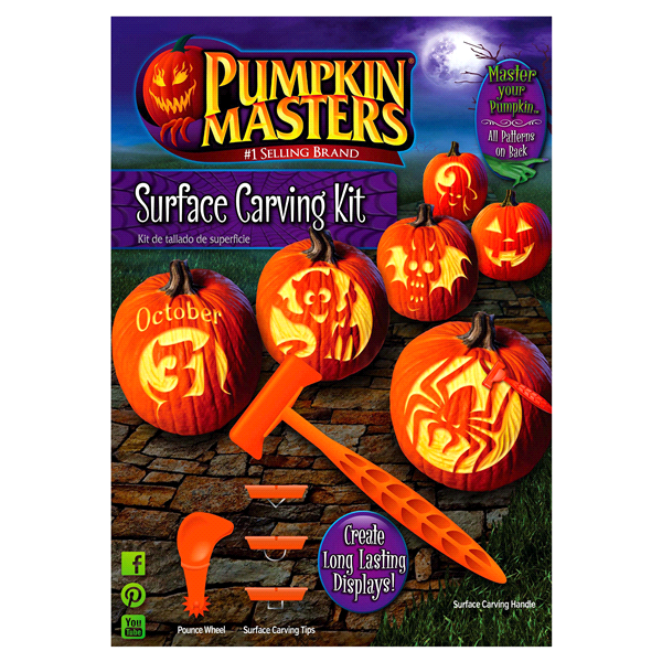 slide 1 of 1, Pumpkin Masters Pumpkin Surface Carving Kit 66309, 1 ct