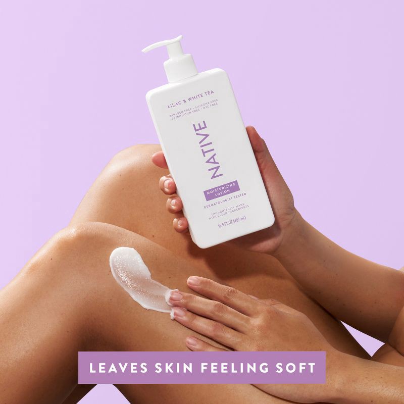 slide 3 of 5, Native Moisturizing Hand & Body Lotion, Coconut & Vanilla, Silicone Free, for Women and Men, 16.5 oz, 16.50 fl oz