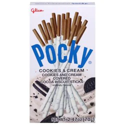 Pocky Cookie & Cream Biscuit Sticks 2.47 oz