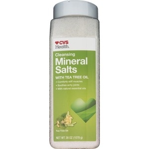 slide 1 of 1, CVS Health Cleansing Mineral Salts, Tea Tree, 38 oz
