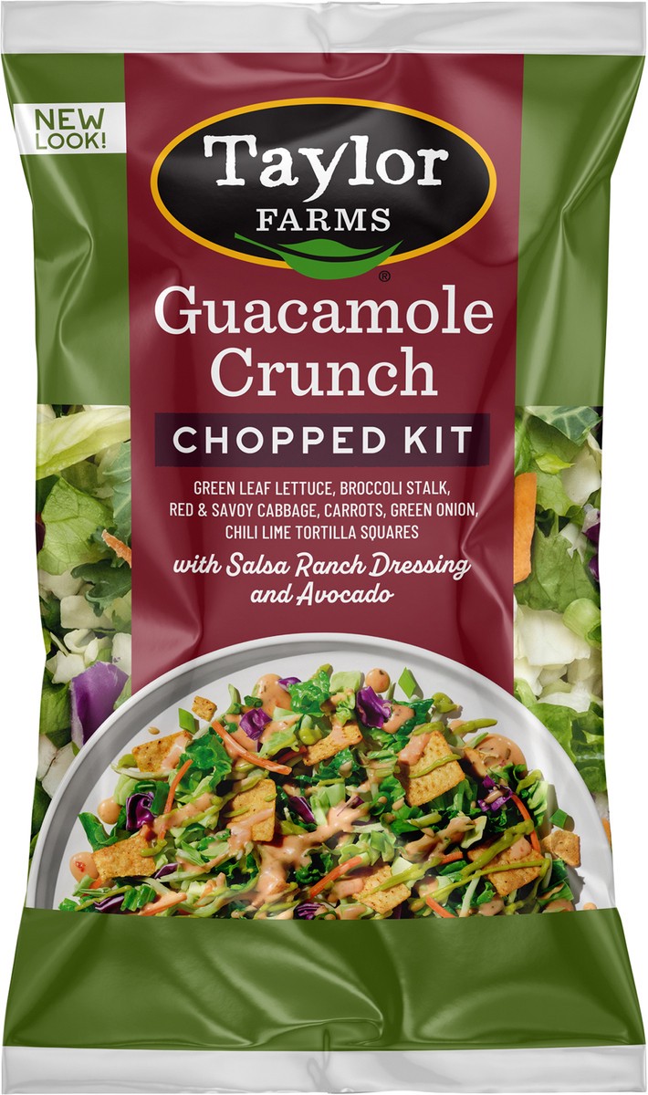 slide 2 of 3, Taylor Farms Guacamole Crunch Chopped Salad Kit, 