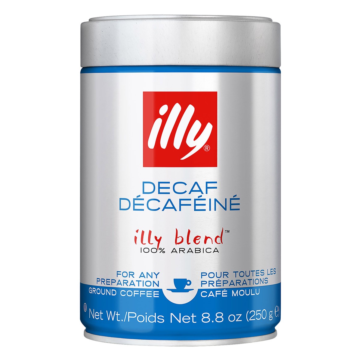 slide 1 of 7, illy Blend 100% Arabica Decaf Ground Coffee 8.8 oz, 8.8 oz