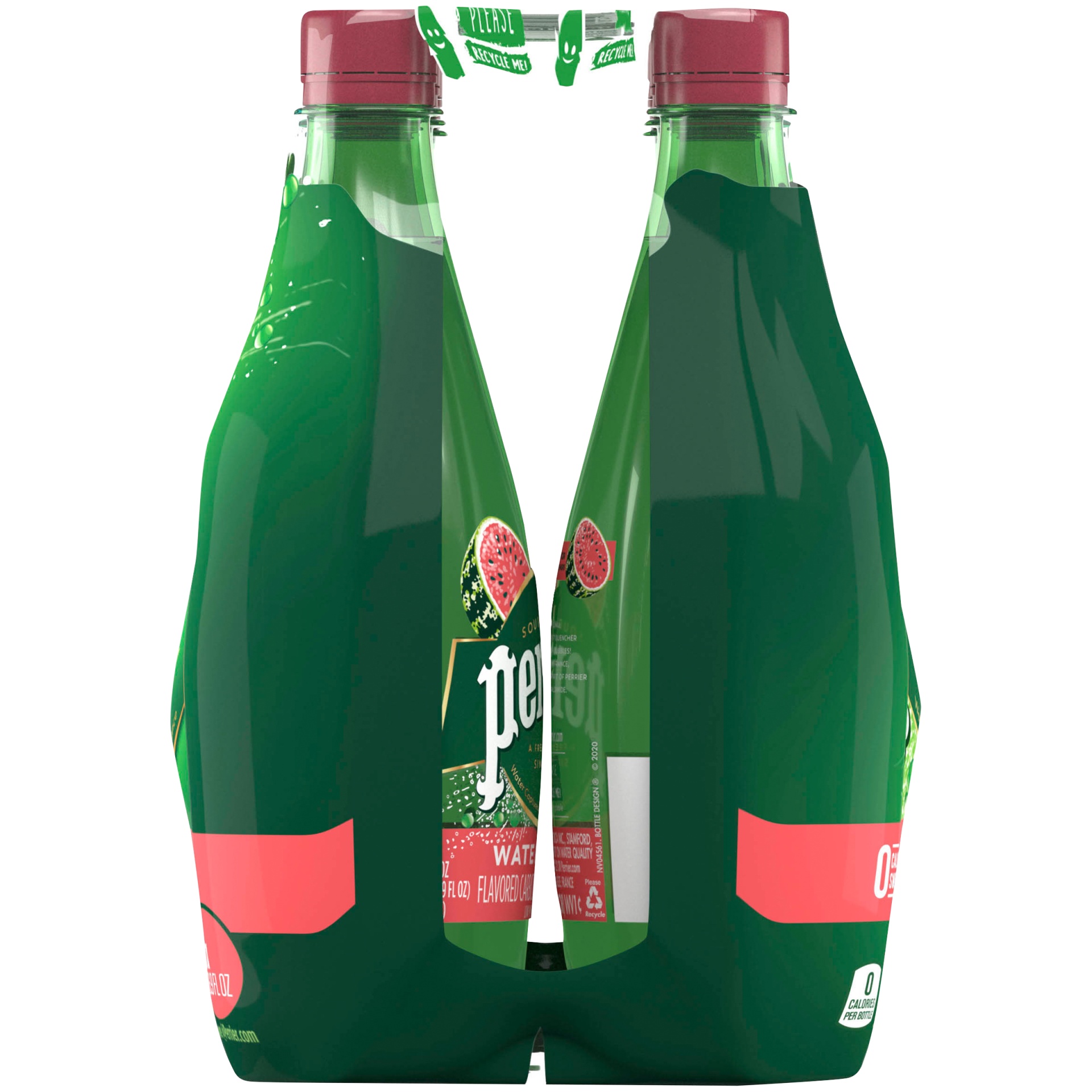 slide 5 of 9, Perrier Watermelon Flavored Carbonated Mineral Water Plastic, 6 ct; 16.9 fl oz