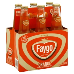 Faygo Orange Soda Six Pack - 6 ct; 12 fl oz