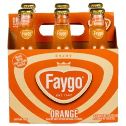 Faygo Orange Soda Six Pack - 6 ct; 12 fl oz