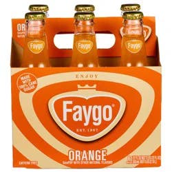 Faygo Orange Soda Six Pack - 6 ct; 12 fl oz