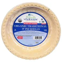 Wholly Wholesome Traditional 9 Inch Pie Shells