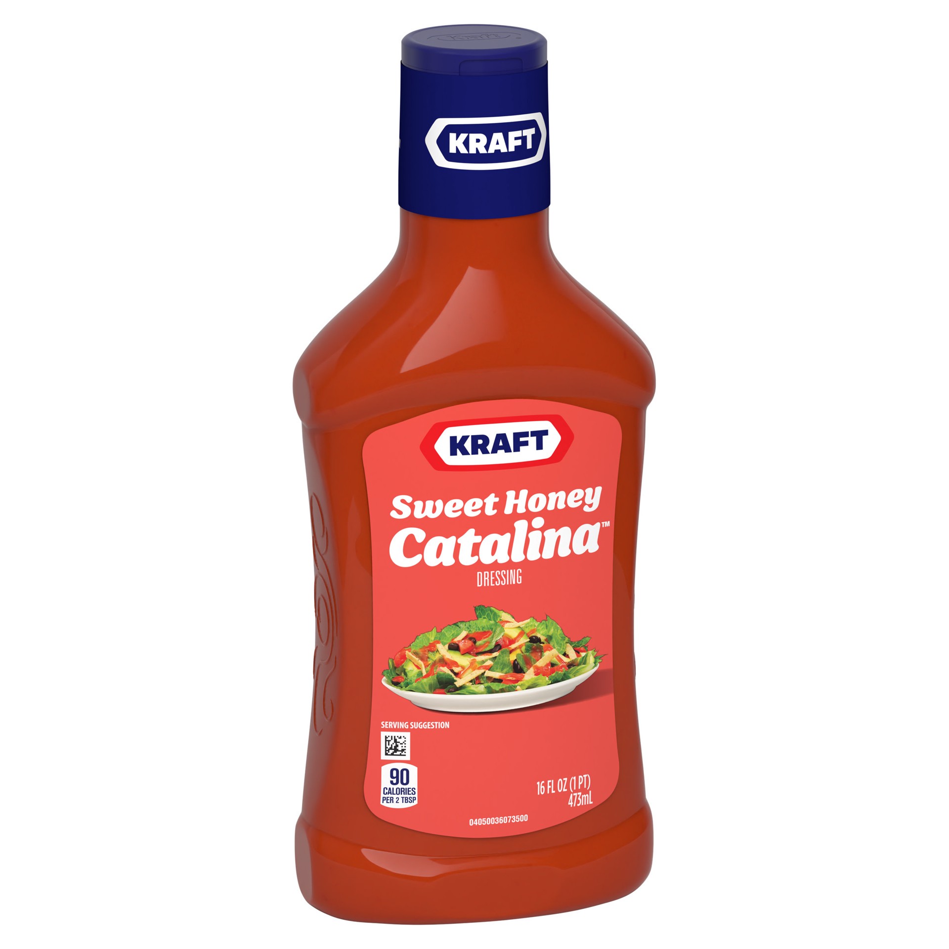 slide 5 of 5, Kraft Sweet Honey Catalina Salad Dressing, 16 fl oz Bottle, 16 fl oz