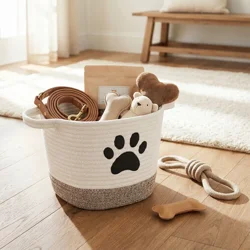 Rgi Coiled Square Tapered Basket