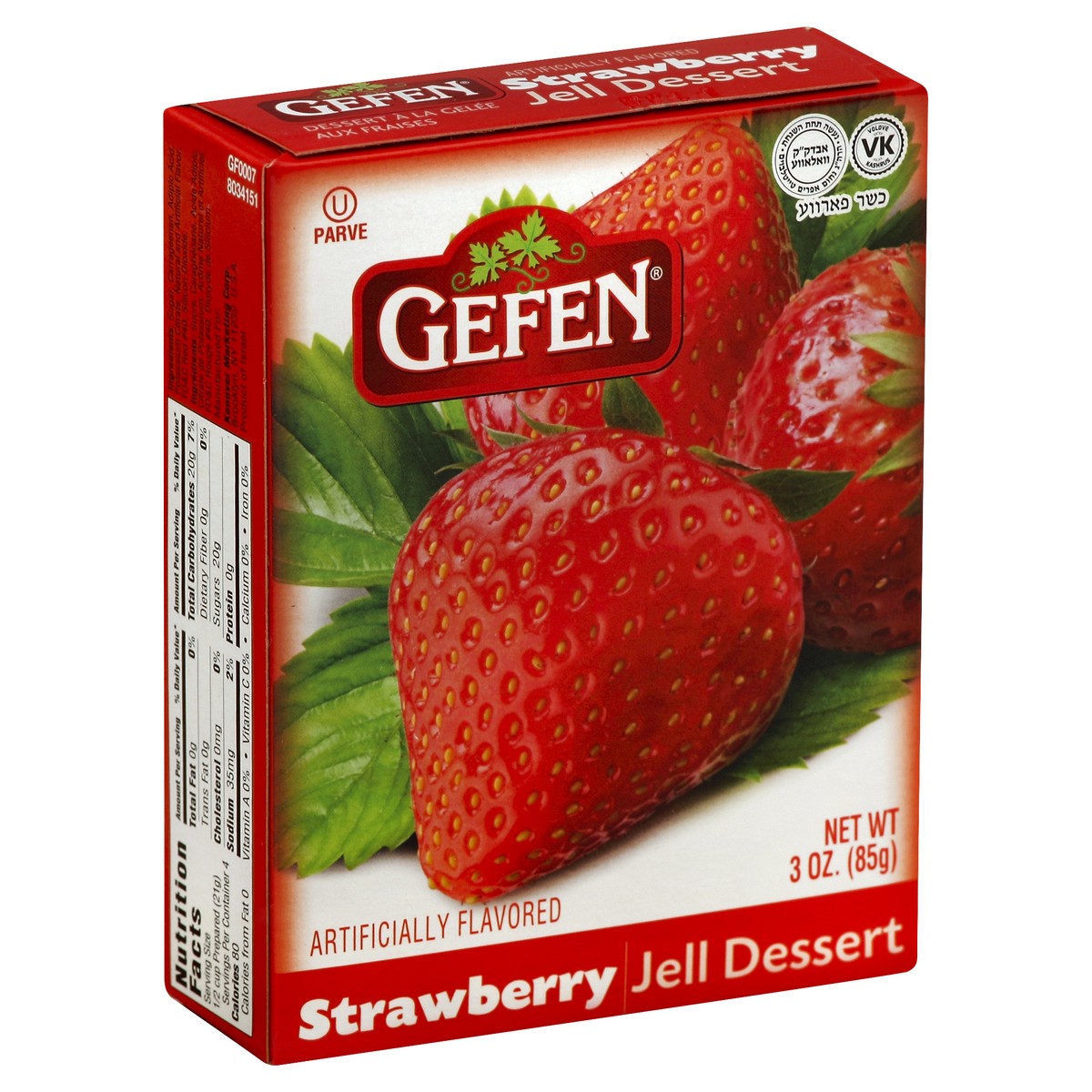 slide 2 of 5, Gefen Jell Dessert 3 oz, 3 oz