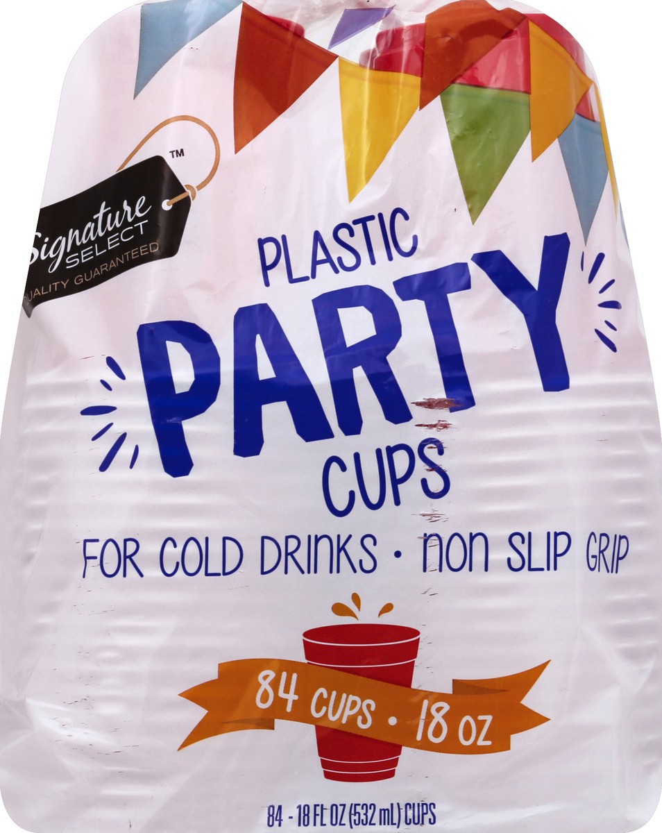 slide 4 of 6, Signature Select Party Cups 84 ea, 18 oz