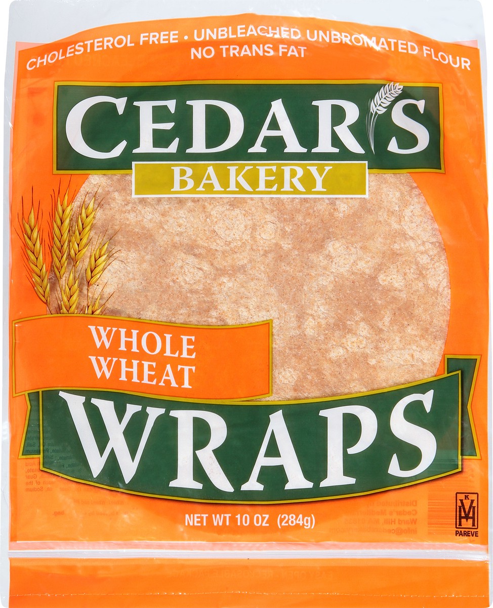 slide 3 of 13, Cedar's Whole Wheat Wraps, 10 oz