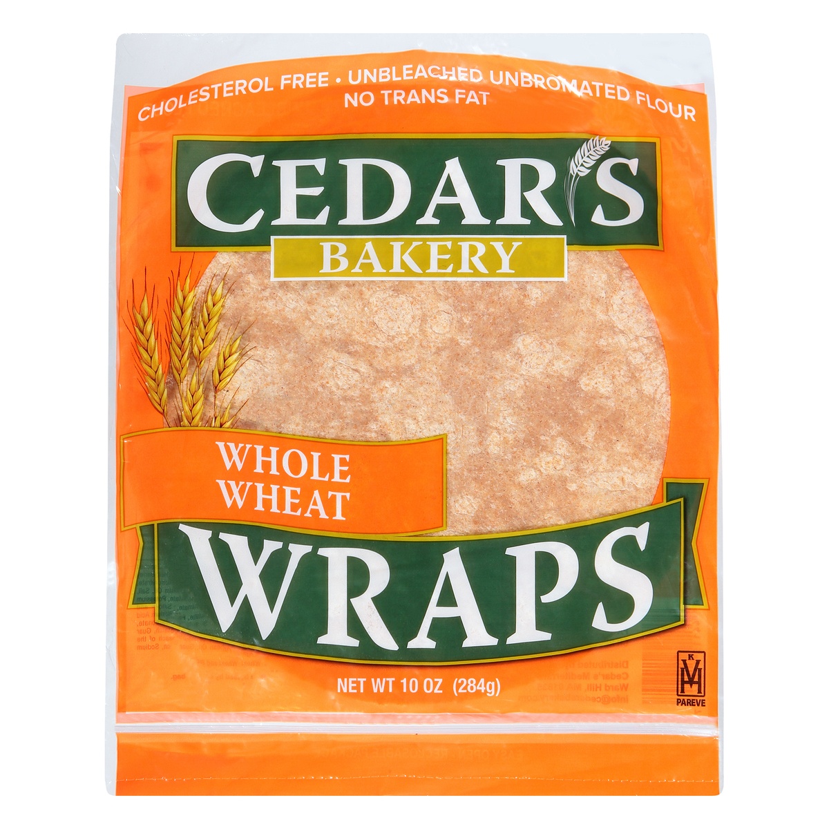 slide 1 of 9, Cedar's Whole Wheat Wraps, 10 oz