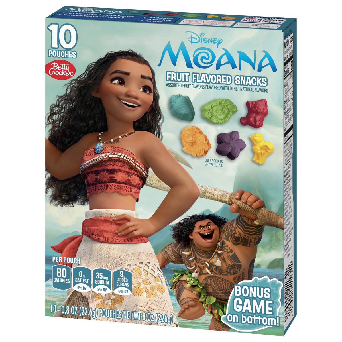 slide 2 of 13, Betty Crocker Fruit Snacks Moana, 8 oz