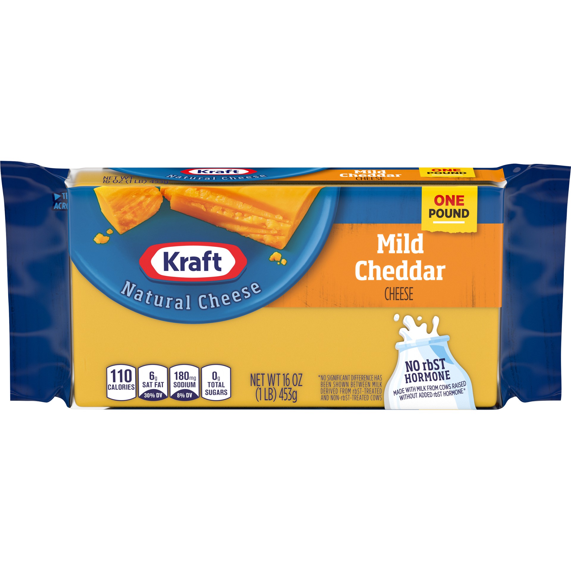 slide 1 of 8, Kraft Mild Cheddar Cheese, 16 oz Block, 16 oz