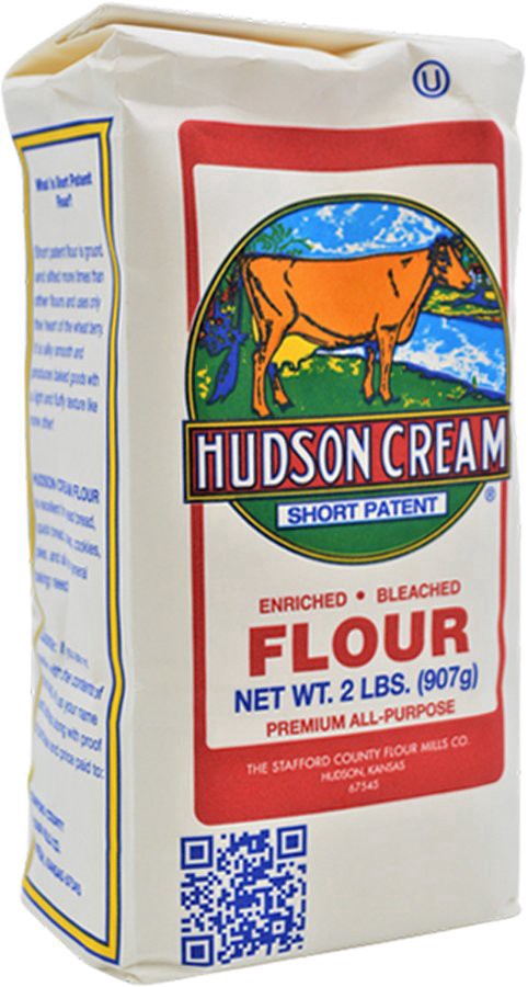 slide 1 of 1, Hudson Cream Bleached Short Patent Flour, 2 lb