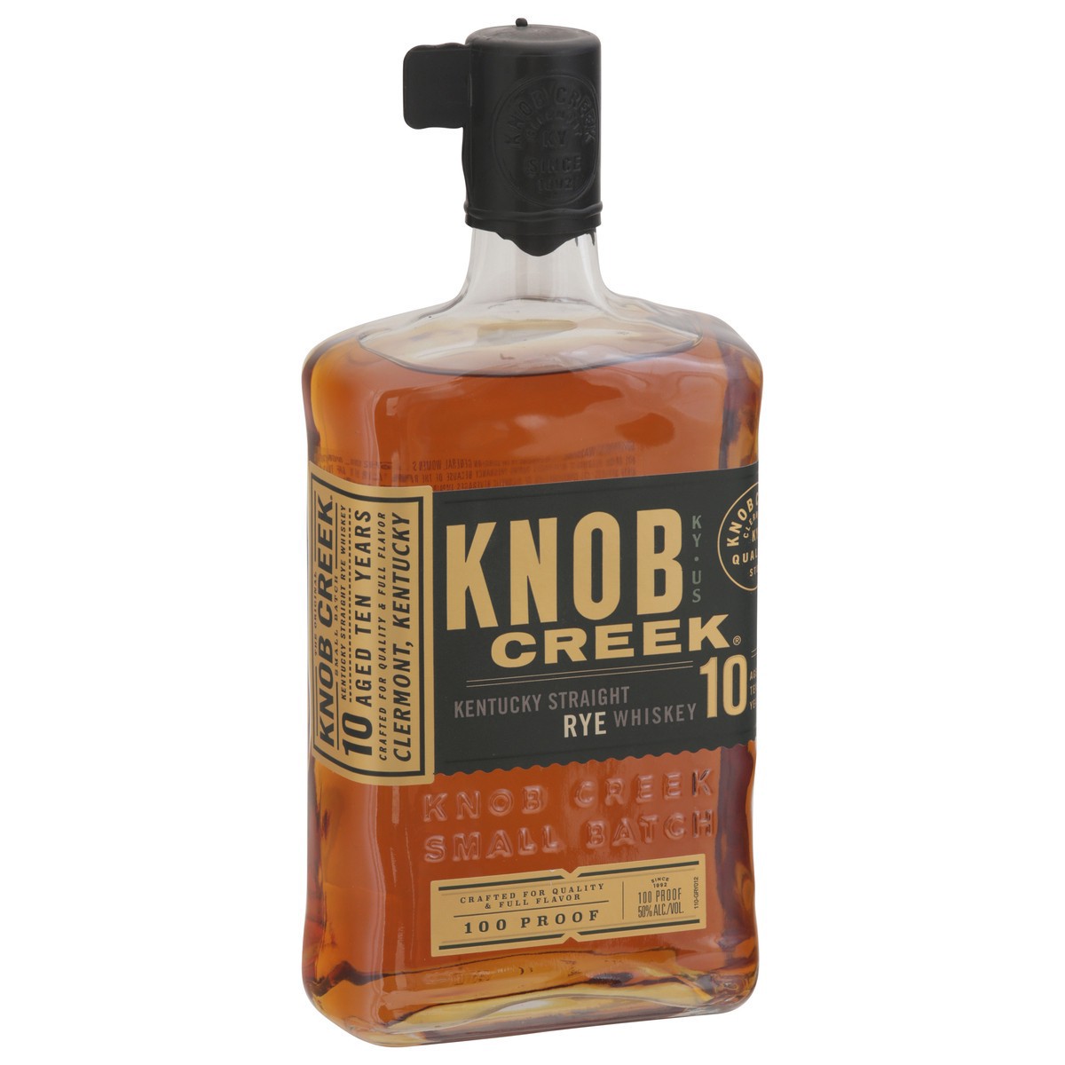 slide 9 of 13, Knob Creek Bourbon 10Yr Rye, 750 ml
