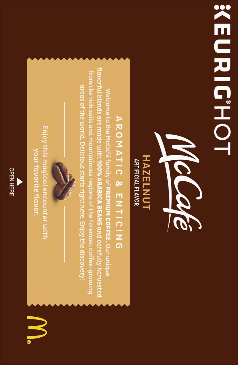 slide 4 of 12, McCafé Light Roast Hazelnut Coffee K-Cup Pods, Caffeinated, 12 ct - 4.12 oz Box, 12 ct; 4.12 oz