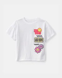 Oshkosh Girls SmileyWorld Graphic Tee - White - 14
