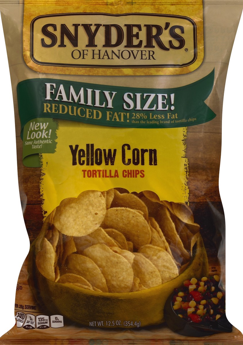 slide 5 of 5, Snyder's of Hanover Yellow Corn Tortilla Chips, 12.5 oz