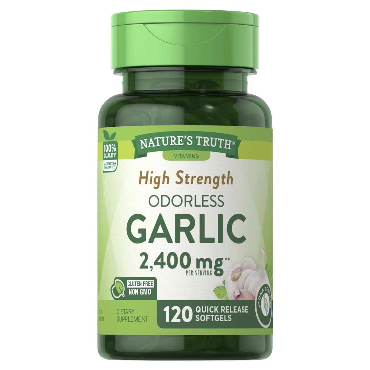 slide 1 of 4, Nature's Truth Natures Truth Garlic Softgels, 120 ct