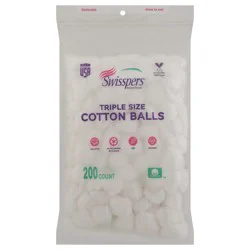 Swisspers Cotton Balls Triple Size 200 ea