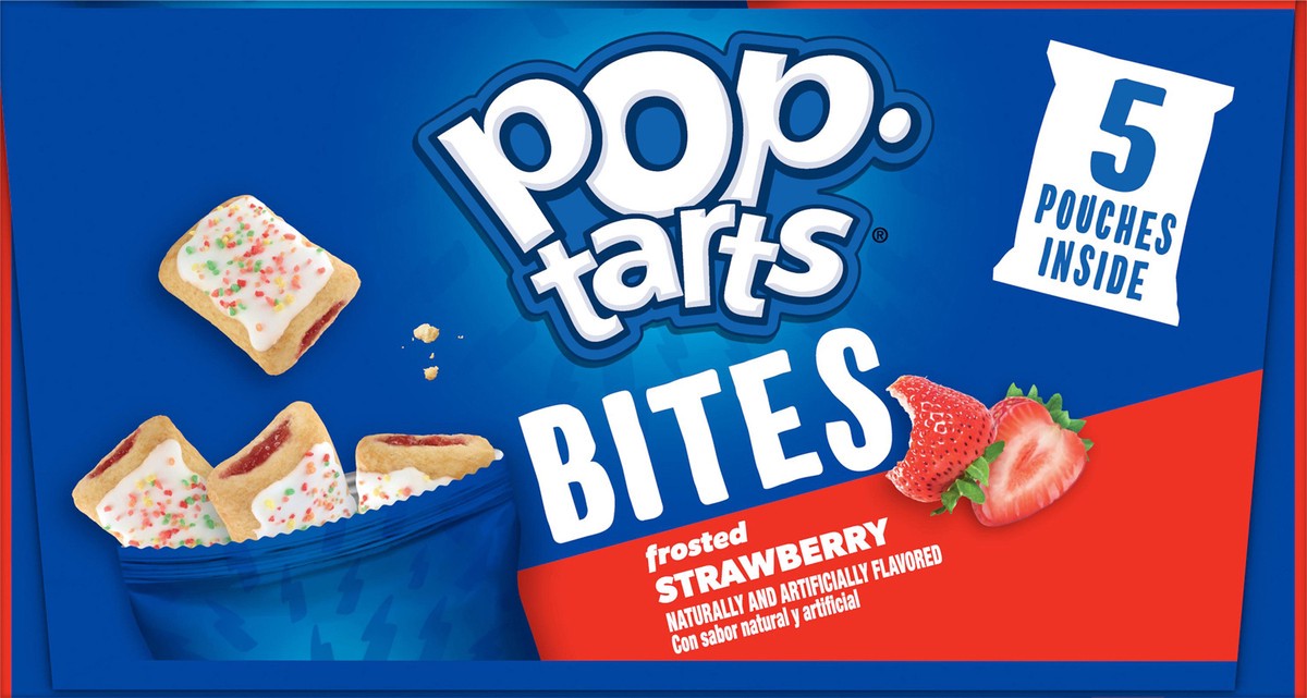 slide 3 of 8, Pop-tarts Bites Strawberry - 5ct, 5 ct