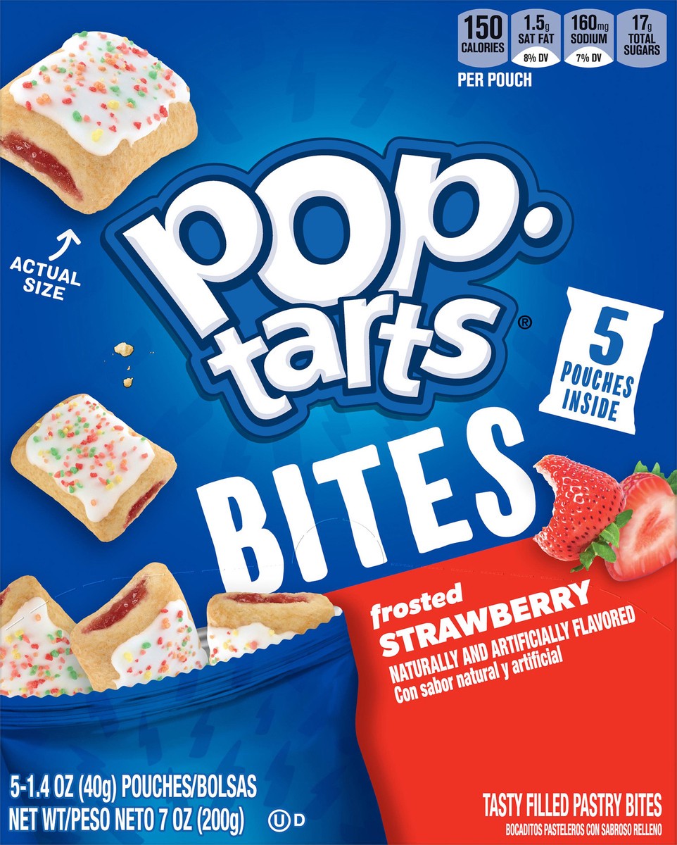 slide 5 of 8, Pop-tarts Bites Strawberry - 5ct, 5 ct