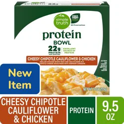 Simple Truth® Protein Cheesy Chipotle Cauliflower and Chicken Bowl, 9 oz