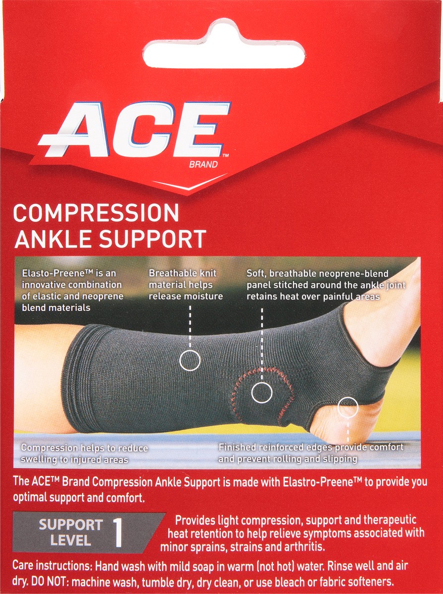 slide 5 of 9, Ace Elasto-Preene Ankle Support Mild Support, L/X-Large, large/xlarge