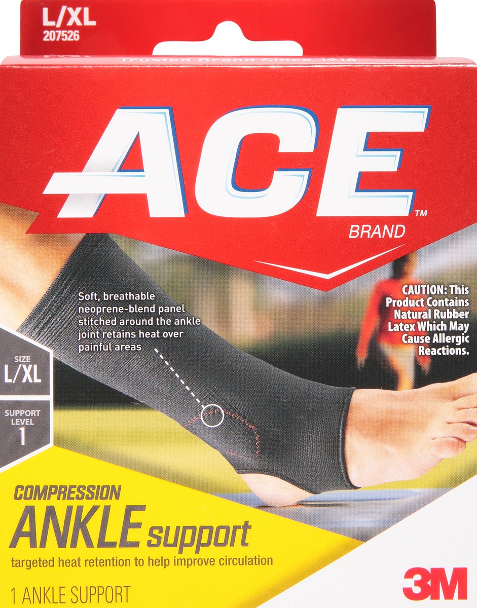 slide 6 of 9, Ace Elasto-Preene Ankle Support Mild Support, L/X-Large, large/xlarge