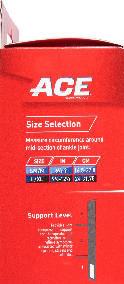 slide 7 of 9, Ace Elasto-Preene Ankle Support Mild Support, L/X-Large, large/xlarge