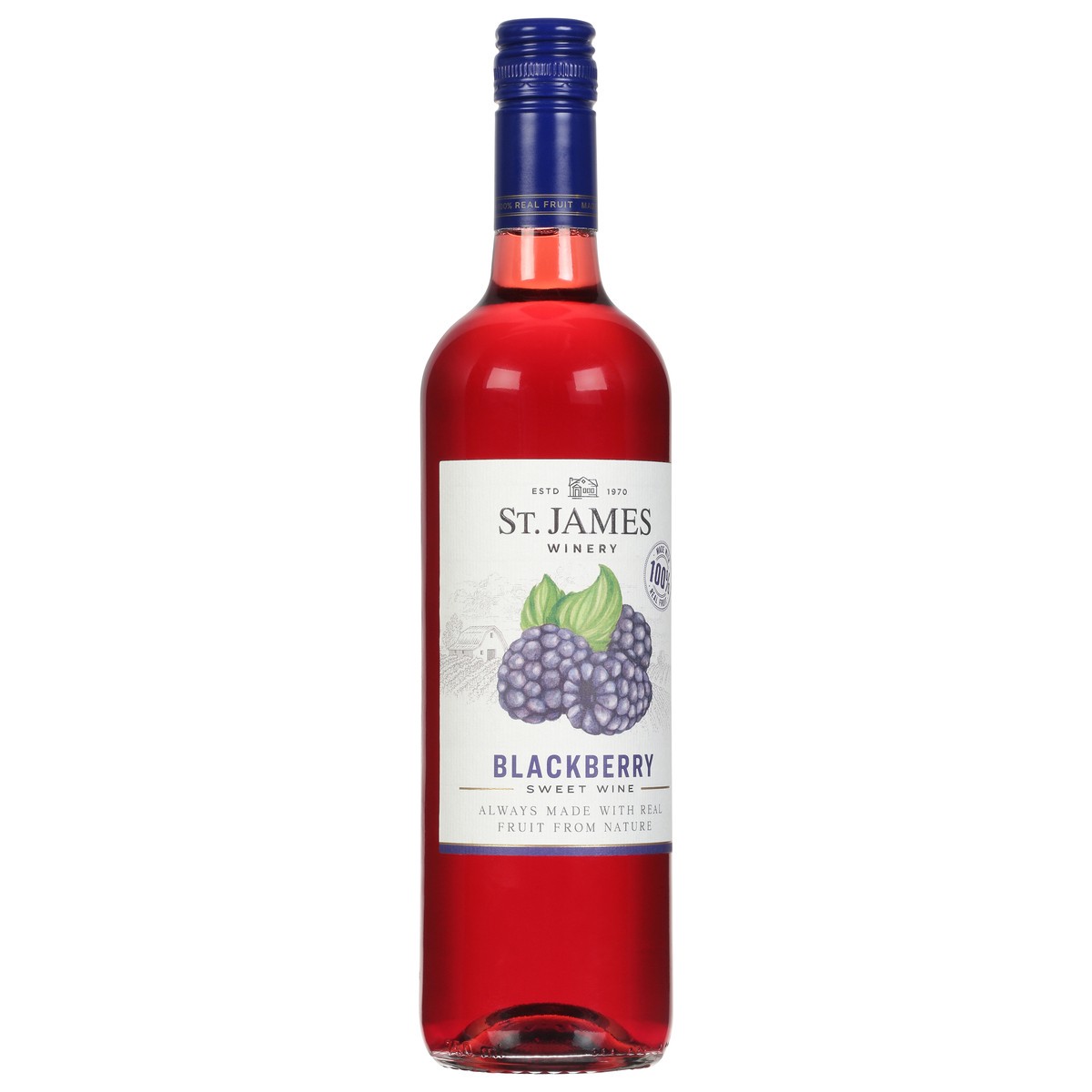 slide 7 of 9, St. James Winery Winery Blackberry Wine, 750 ml