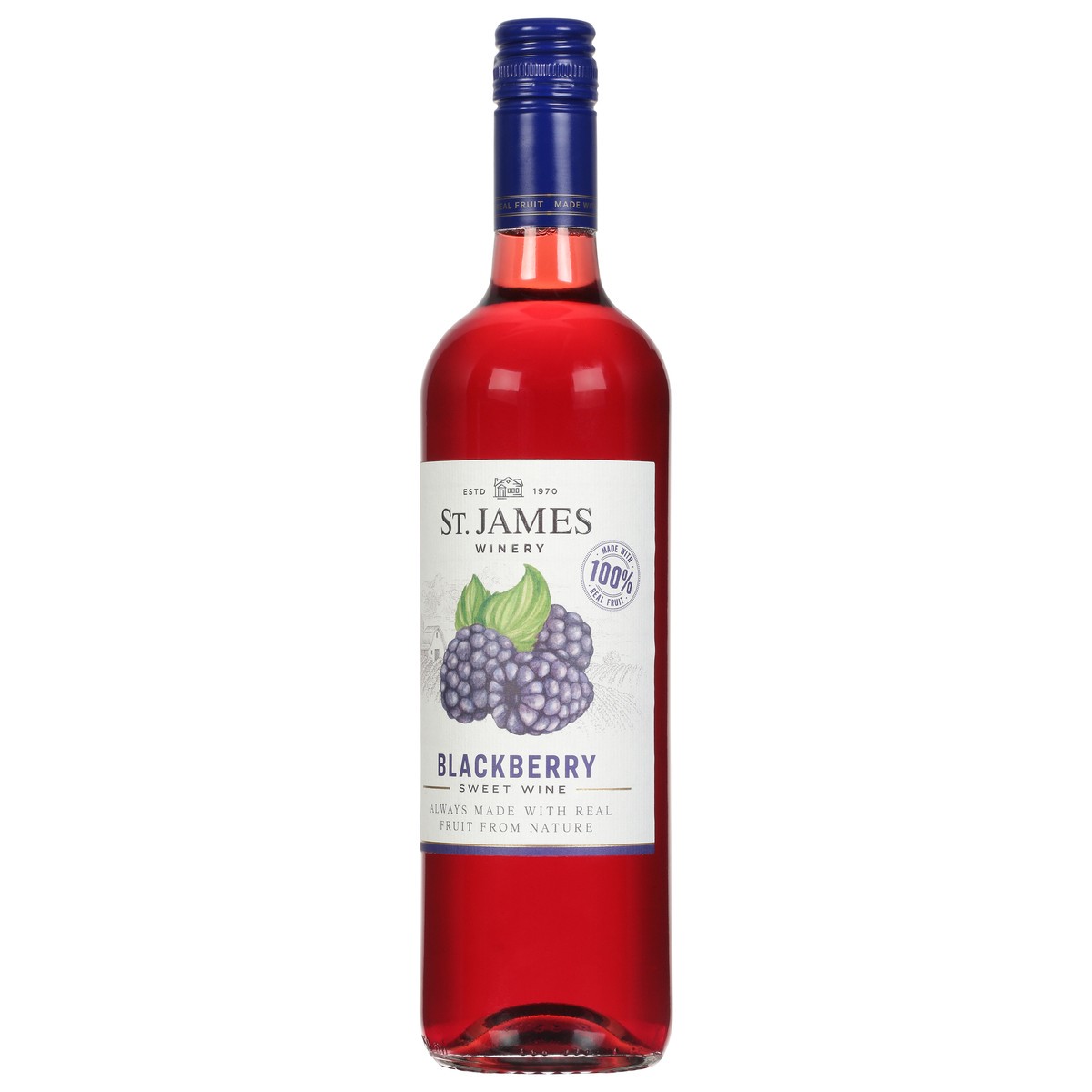 slide 6 of 9, St. James Winery Winery Blackberry Wine, 750 ml