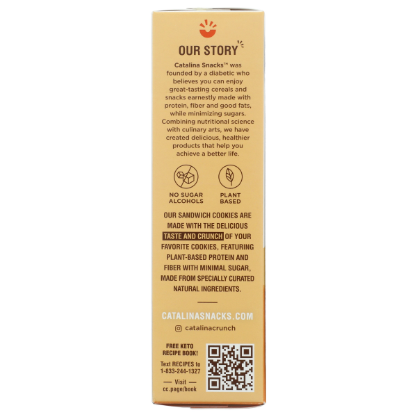 slide 13 of 13, Catalina Crunch Sandwich Cookies, Peanut Butter, 5.92 oz, 16 ct; 6.8 oz