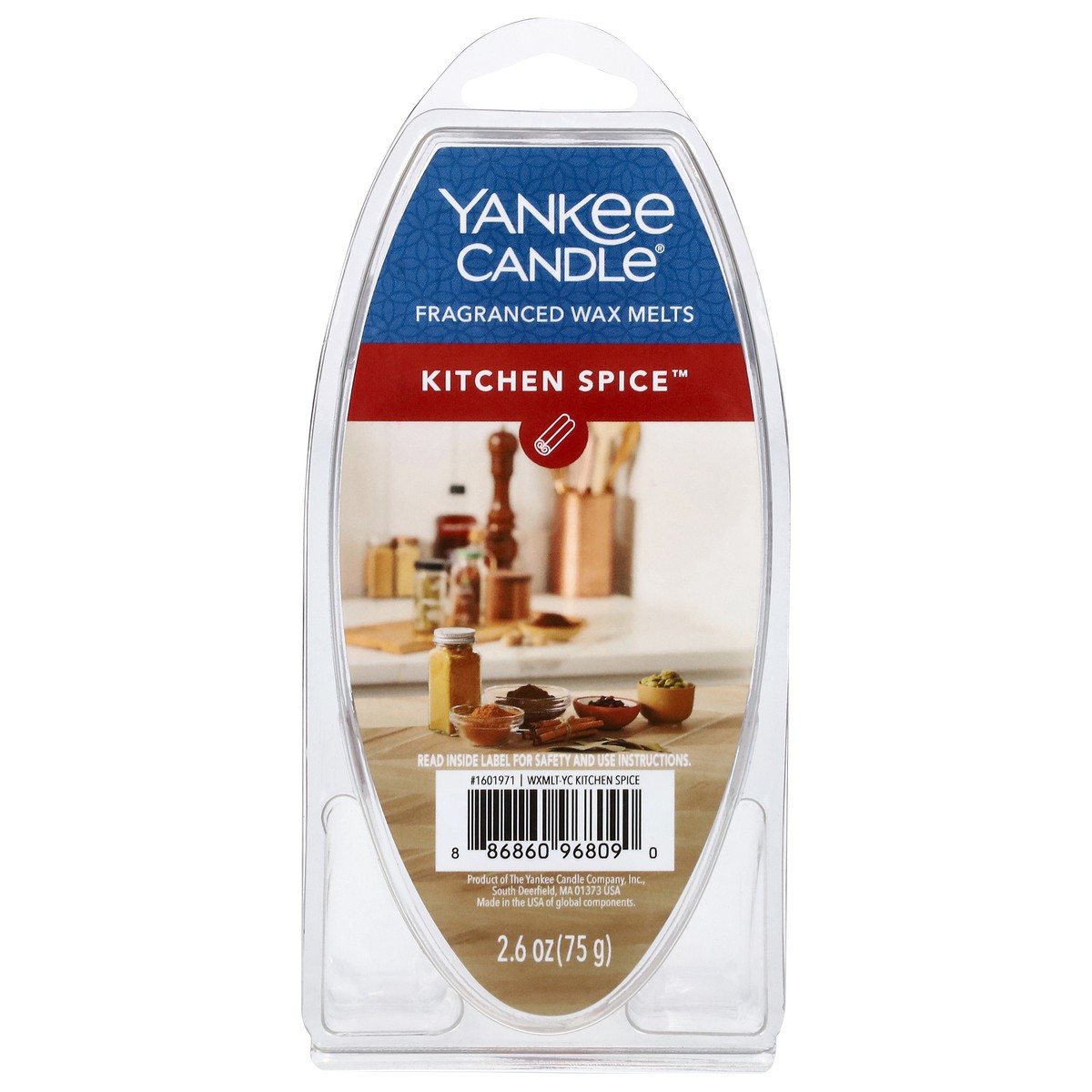 slide 1 of 9, Yankee Candle Wax Melt Kitchen Spice, 1 ct