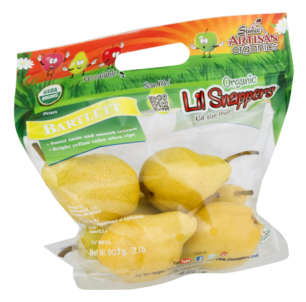 Stemilt Artisan Organics Lil Snappers Bartlett Pears | Shipt