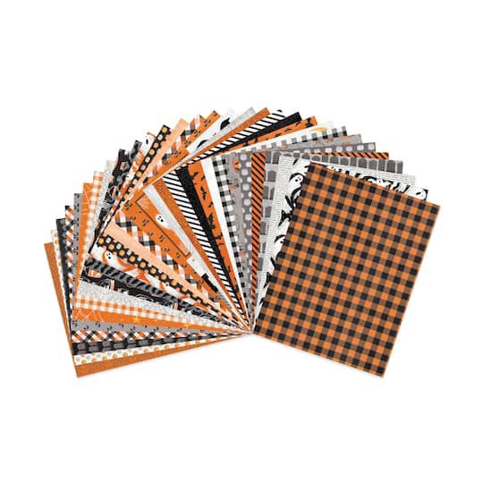 slide 1 of 3, 8.5" X 11" Vintage Halloween Paper Pad, 90 Sheets By Recollections, 8.5 in x 11 in